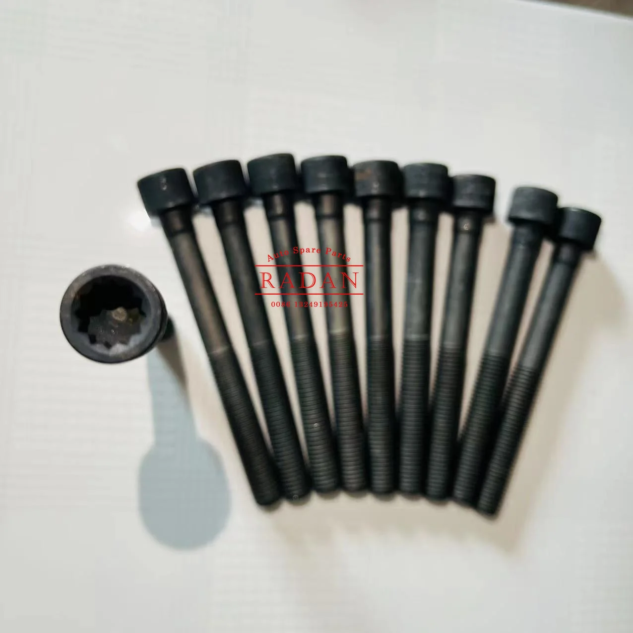 Cylinder Head Bolt 10 pcs/lot For FAW V80 T80 1.5