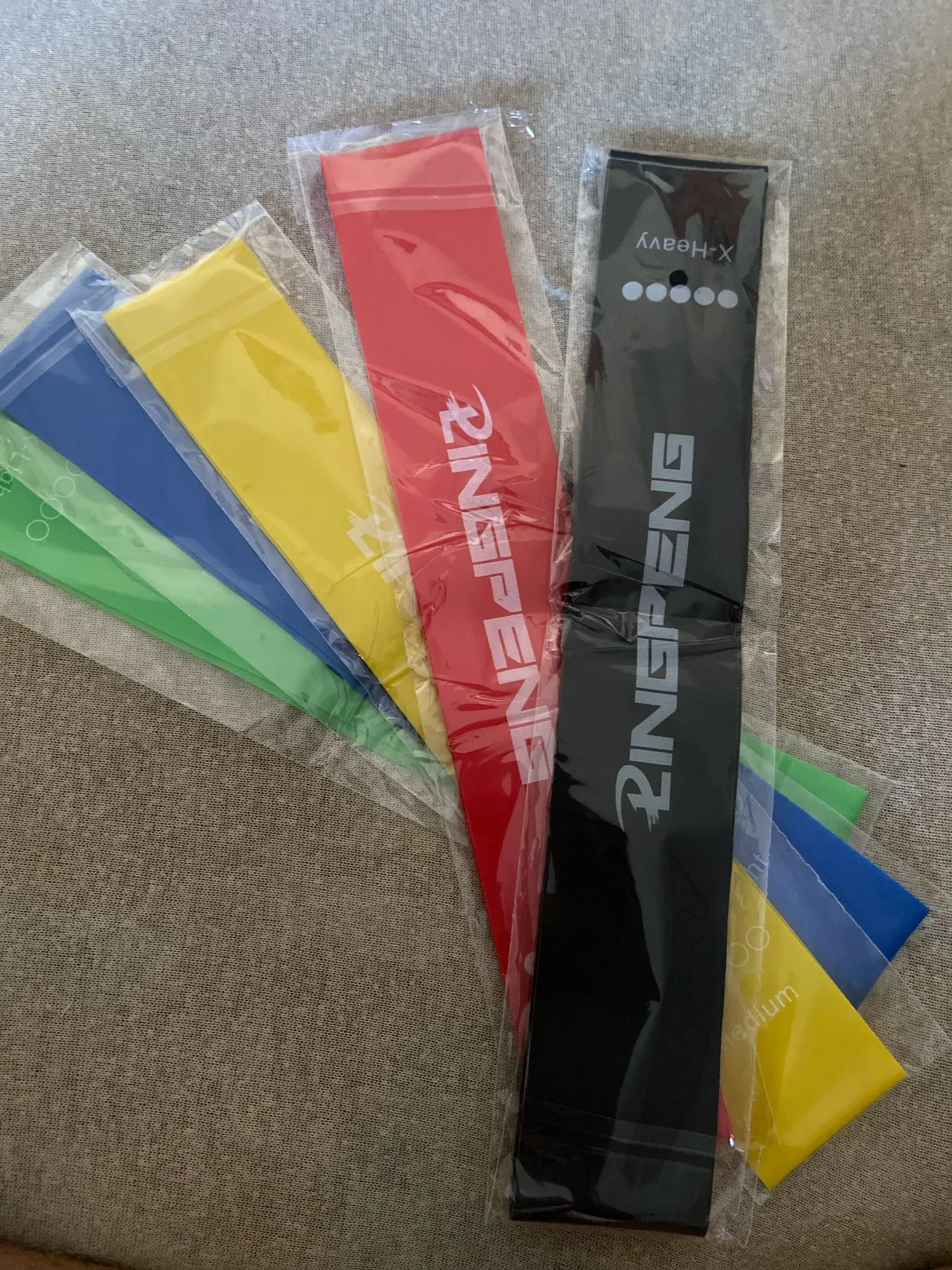 Cross-border Dedicated Yoga Latex Tension Ring Elastic Band Thin Legs Hip Lift Resistance Band photo review