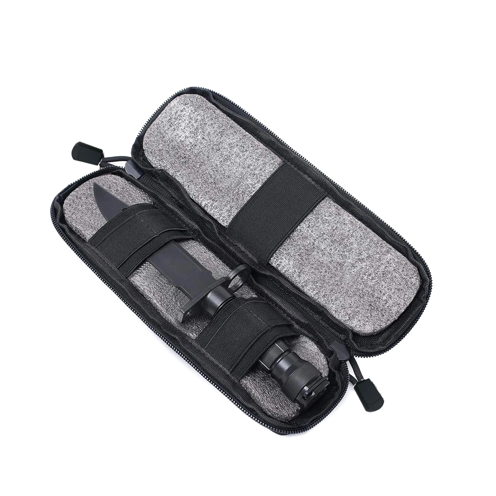 Nylon Tactical Torch Holster Pouch for Outdoor Utility