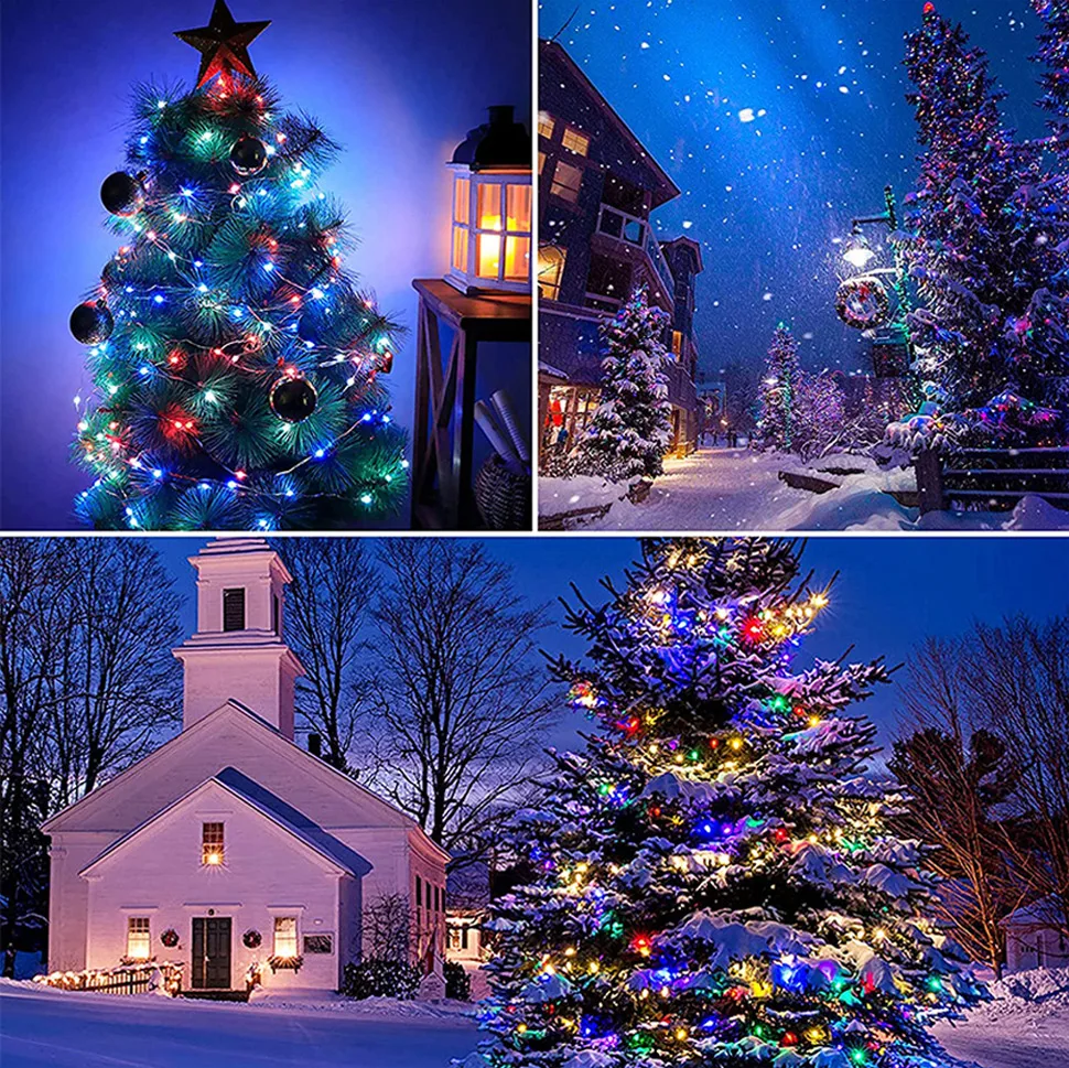 BLE RGB Fairy String Light for Christmas Tree Party 5m 10m Dreamcolor LED Strip