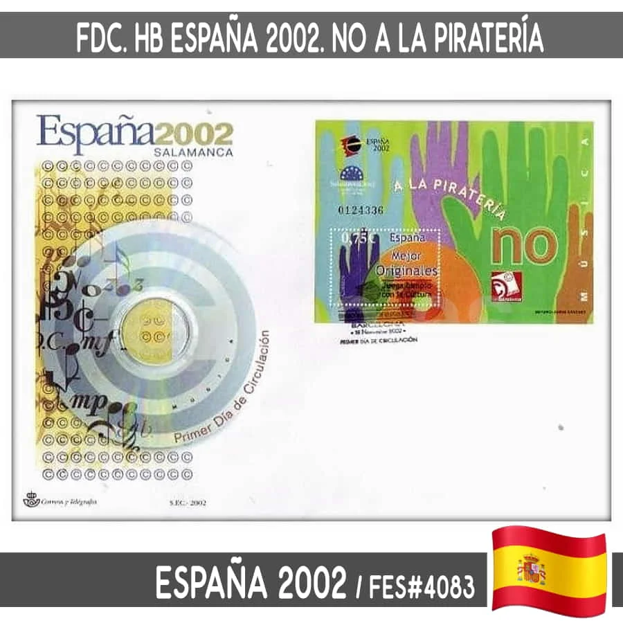 D0027 # Spagna 2002. Fdc Hb Spagna 2002. Bamb (N) Fes #4083
