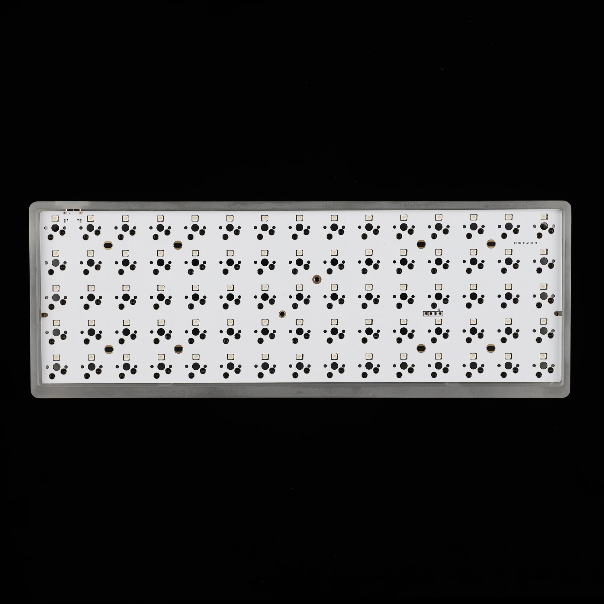 ID75 Idobao x YMDK 75 Keys Ortholinear Layout VIA Acrylic Case