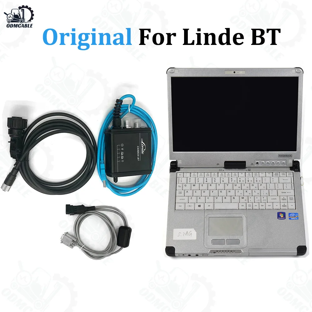 

V2023 Original For Linde BT Linde Pathfinder LSG USB CANBOX Forklift TRUCK Diagnostic Tools +Thoughbook CFC2 laptop