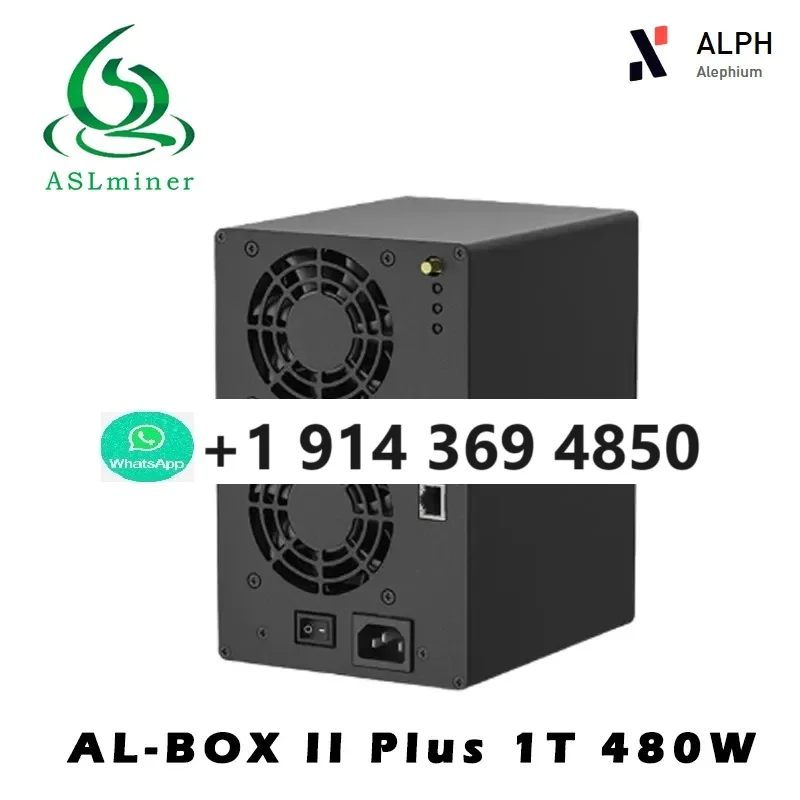BUY Goldshell AL-BOX II Plus, 전원 공급 장치 포함, Asic 채굴, 무료 배송, 1Th/s, 480W, 10 GET 6, 신제품