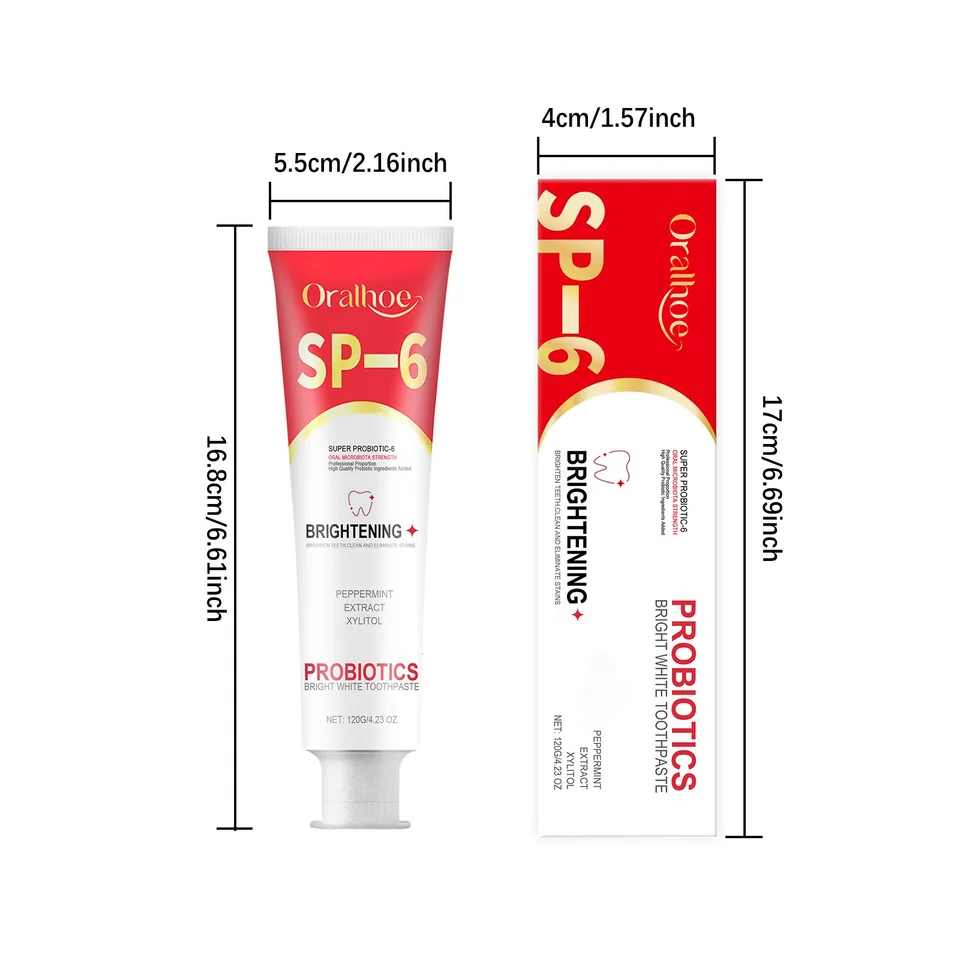 Probiotic Whitening Toothpaste and Powder Combo