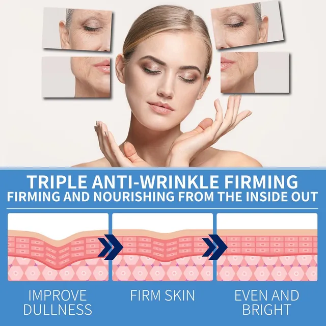 Crème Anti-rides instantanée pour le visage, produit de soins pour la peau, raffermissant, Anti-âge, estompe les ridules, hydratant, éclaircissant, beauté pour femmes