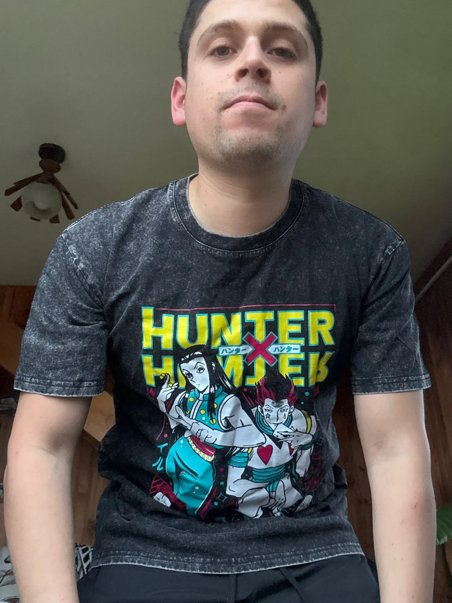Anime Hunter × Hunter T-Shirt – Cherry Blossom X Logo | Cotton Oversized Tee with Anime Art Design