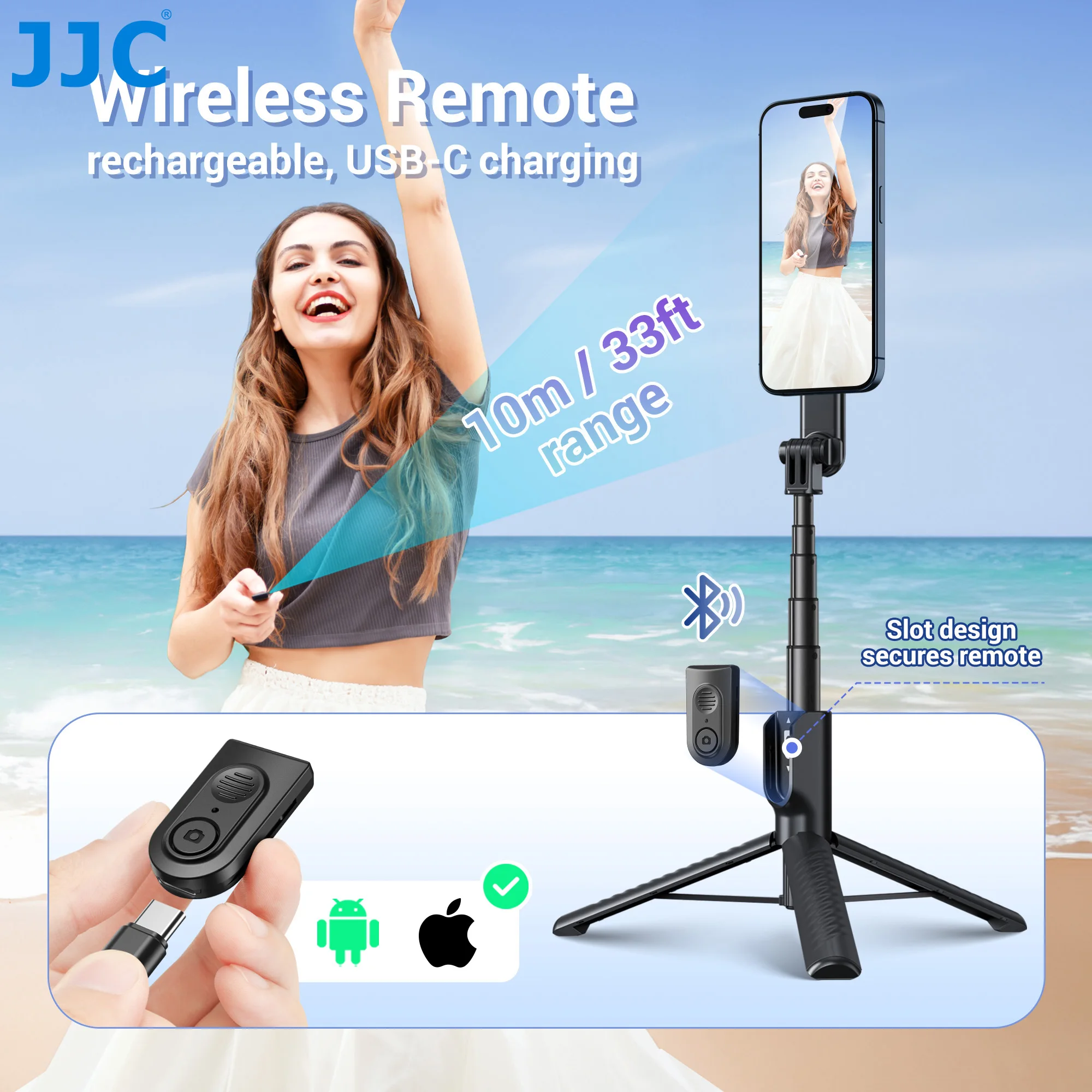 Supporto Magnetico Per Telefono E Action Cam - Montaggio Su Treppiede Con Scarpa Fredda, Regolabile 180&deg;