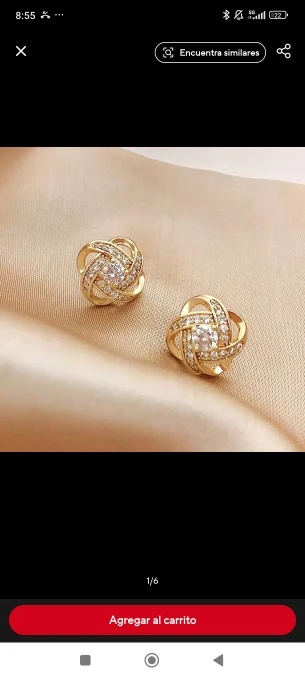Light Luxury Zircon Stud Earrings photo review