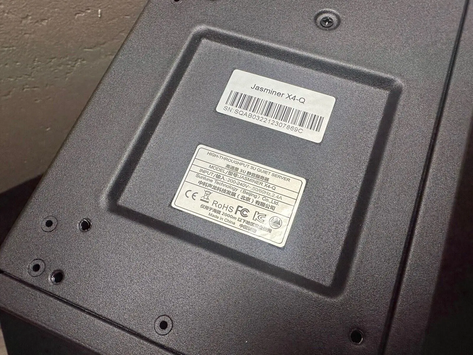 Jasminer X4-Q 3U  , X4Q900M, ǰ