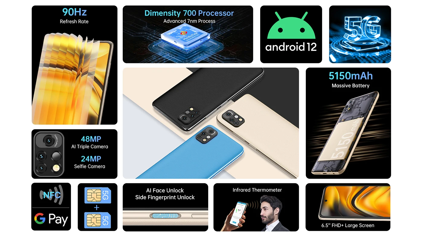 Buy Wholesale China Ultra Smartphone 5g 8gb+128gb 6.5" Full Screen