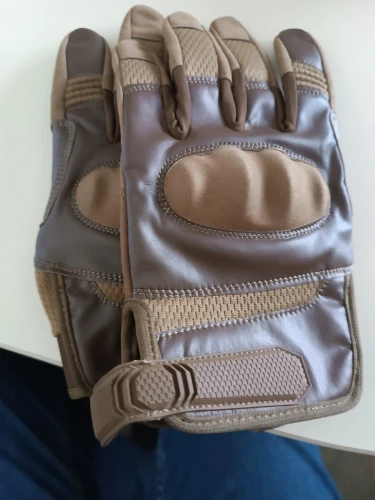 Touchscreen PU Leather Motorcycle Full Finger Gloves Protective Gear Racing Pit Bike Riding Motorbike Moto Motocross Enduro photo review