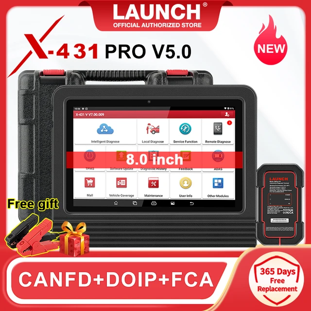 2024 NEW LAUNCH X431 PRO V5.0 Car Diagnostic Tools support CANFD&DOIP, ECU  Coding, FCA AutoAuth OBD OBD2 Scanner Elite Scan Tool - AliExpress