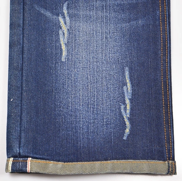 12.6oz Polyester Cotton Old Navy Selvedge Jeans Fabric Suppliers Warp Slub Dry True Selvage Denim Textile Manufacturers W282220 13 Afd6cfb3faf164b82ad419691dc50446ds