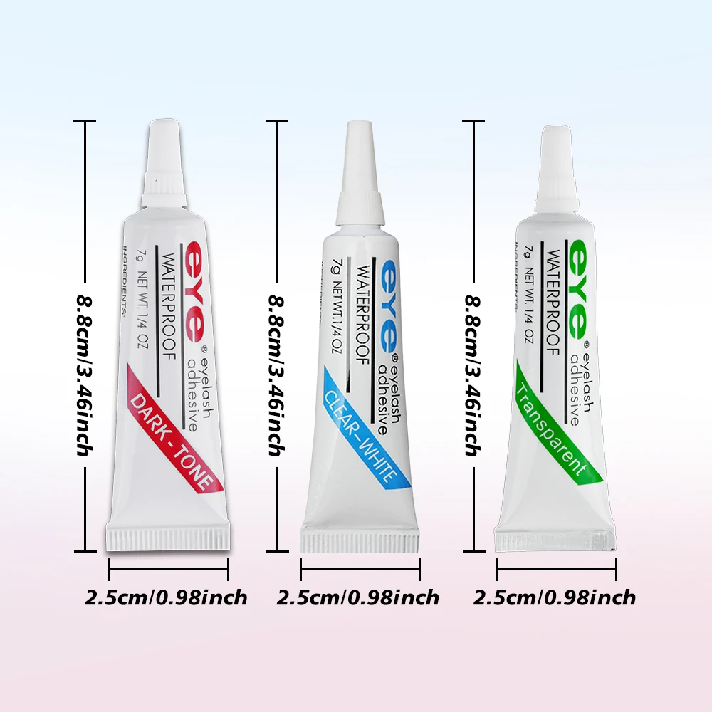 Strong False Eyelash Lash Glue Adhesive 7g Waterproof Tool Makeup Tools Accessories Eyelash Glue Dark or Clear maquillaje eyelash glue