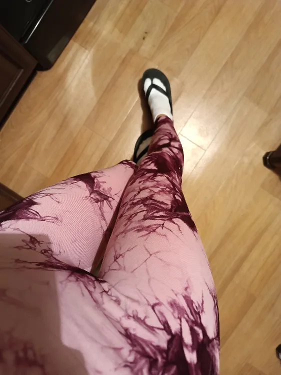 Tie Dye Push Up Workout Leggings For Women