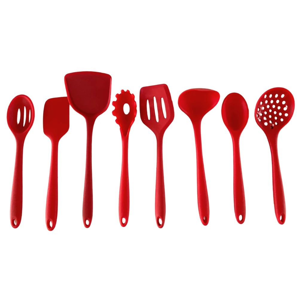Colheres De Silicone para Cozinha Cabo silicone Utensílios e Itens de Cozinha 6