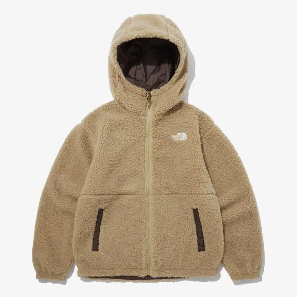 THE NORTH FACE NJ4FP57B Play Green Reversible Fleece Hoodie