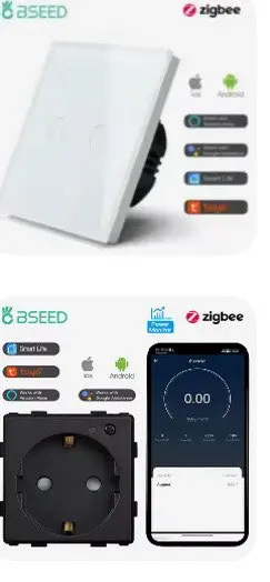 BSEED Zigbee Smart Plug Power Monitoring Internet Socket Electric Wall Outlet Tuya Smart Life Google Alexa Wireless Control photo review