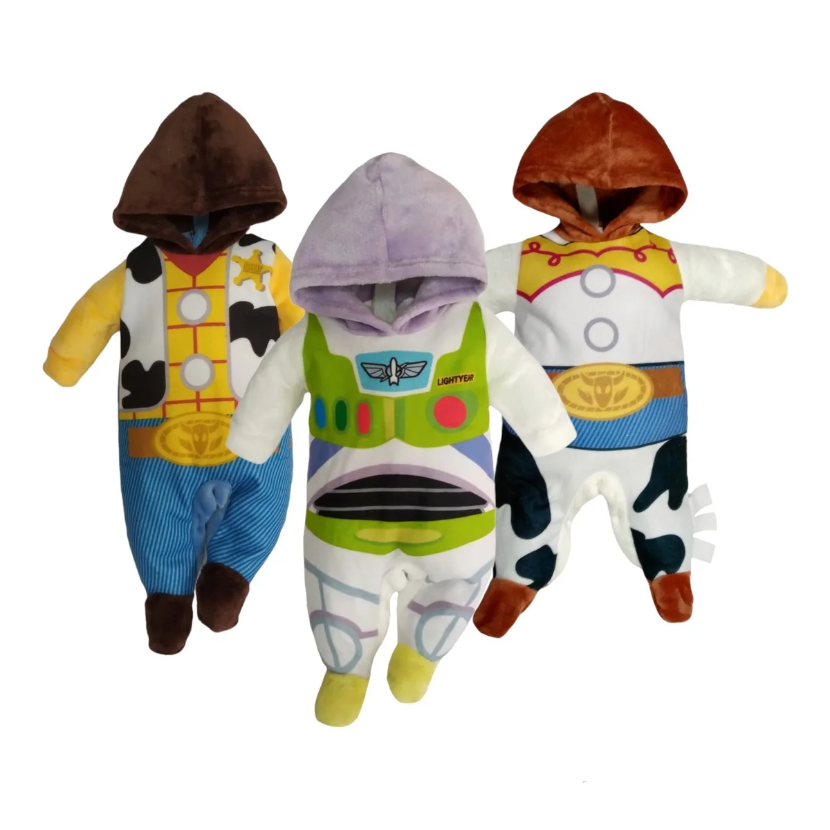 Paquete de 3 Mamelucos Disney Woody, Buzz, Jessie 3 a precio de 2