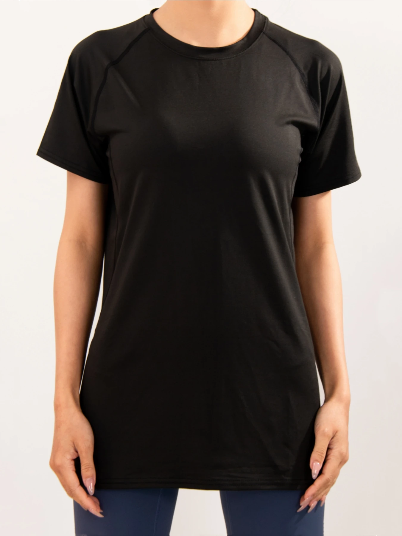 Quick Drying Sports T-Shirt - Women's Workout Tops | Breathable Yoga Shirt, Crew Neck Activewear