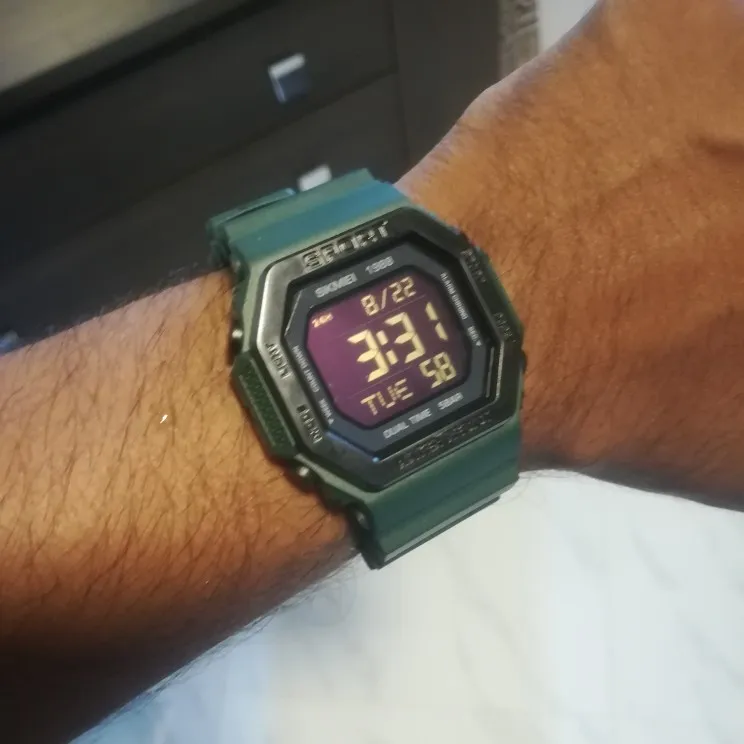 SKMEI 1988 Digital Sport Watch for Men - LED, Waterproof photo review