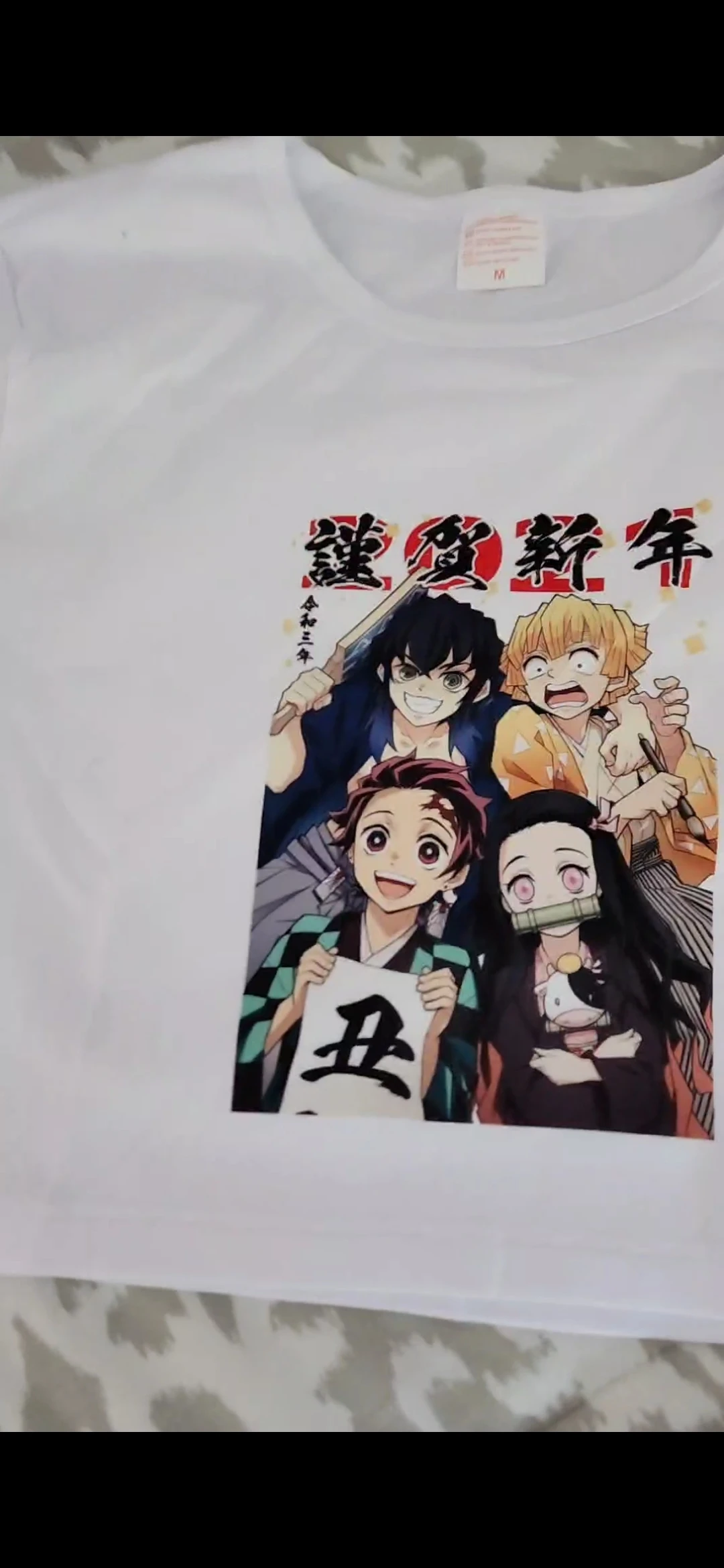 90s Manga Style Demon Slayer Crop Top - Kimetsu No Yaiba photo review