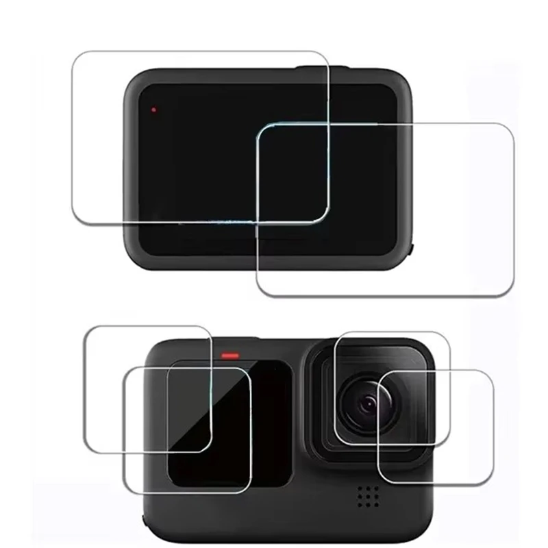 Action Camera Accessory Action Camera Protector For GoPro Hero 13 12 11 10 9 Action Camera Lens Protective Film Tempered Glass Screen Protector