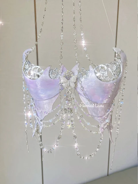 Midsummer Night Dream Resin Mermaid Corset Bra Top Cosplay Costume Patent- Protected - AliExpress