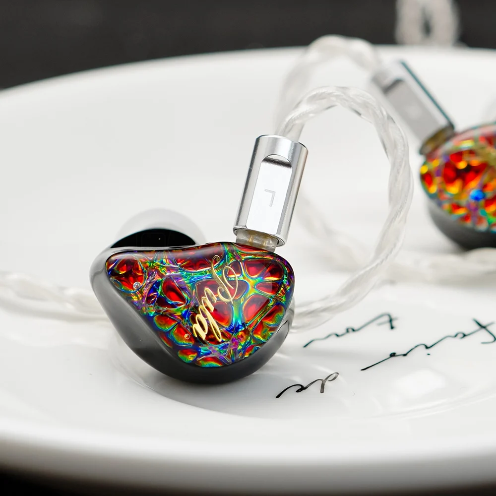 PULA PA02 HiFi Earphone 1DD+4BA Hybrid In-Ear Monitors Hi-Res Music Studio Wired Hybrid driver Earphones with 0.78mm 2-Pin Cable 4