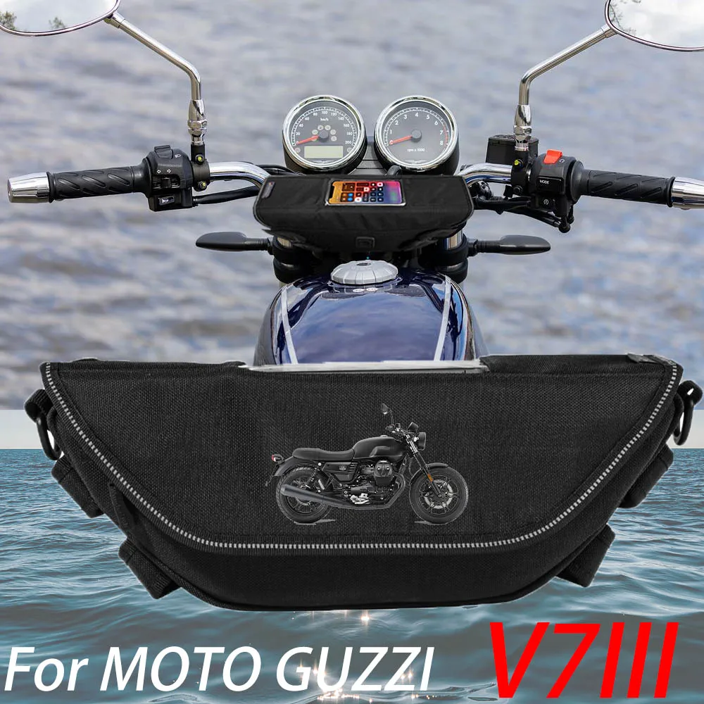Per Moto Guzzi V7Iii V7 Iii Accessorio Moto Borsa Di Navigazione Impermeabile E Antipolvere Per Manubrio