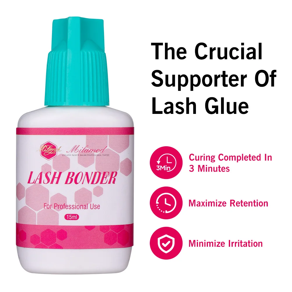 Milamod 15ml Lashes Super Bonder For Eyelash Extension Primer Grafting
