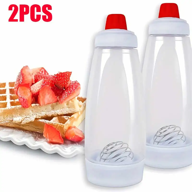 Pancake Batter Bottle Battler Mixer Blender Ball Wire Whisk Restaurant Baking Pancakes Cupcakes Muffins Crepes dough mixer pancake batter mixer batter dispenser dough blender
