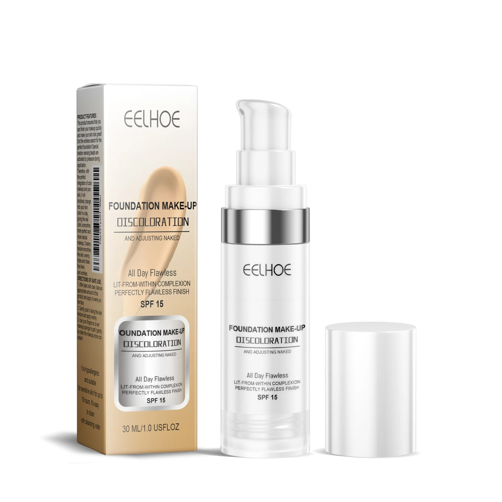 EELHOE Concealer Base que cambia de color: ocultar imperfecciones, hidrata duradera, hidrata, enfrenta y iluminar