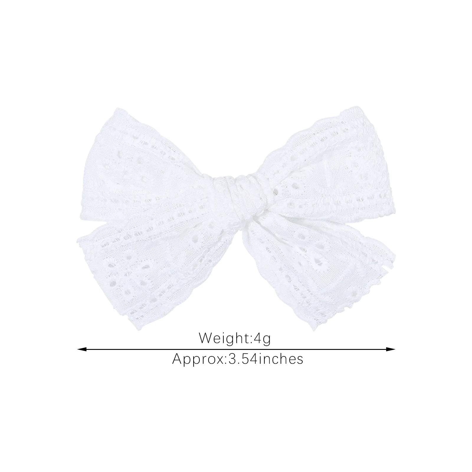 12pcs/lot White Lace Bow Hair Clips Korean Baby Girl Hair Bows Clips for  Baby Kids Lovely Barrettes Cute Girls Hair Accessories