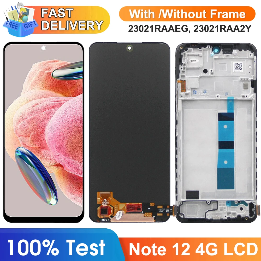 Screen for Xiaomi Redmi Note 12 4G 23021RAAEG 23021RAA2Y Lcd Display screen-for-xiaomi-redmi-note-12-4g-23021raaeg-23021raa2y-lcd-display