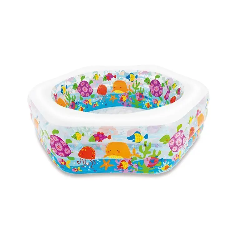 Бассейн Intex HAPPY OTTER с надувным полом