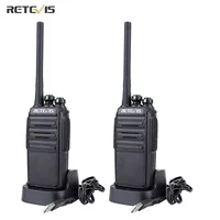 Retevis 2Pcs RT24 PMR 446 Walkie Talkie Rechargeable Professional Talkie Walkie Long Range H777S Two-Way Radio Communicator FRS 1