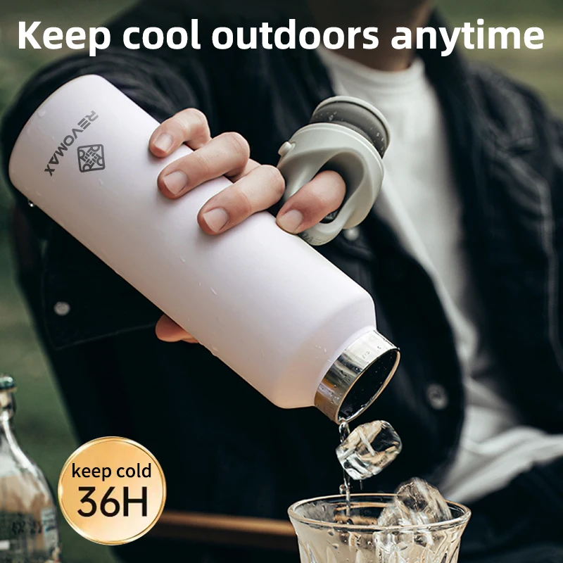 1000ml Big Volume Keeps Cold Double Wall Stainless Steel Insulated Sports Thermos  Water Bottle For Summer Travel Flask - Vacuum Flasks & Thermoses -  AliExpress