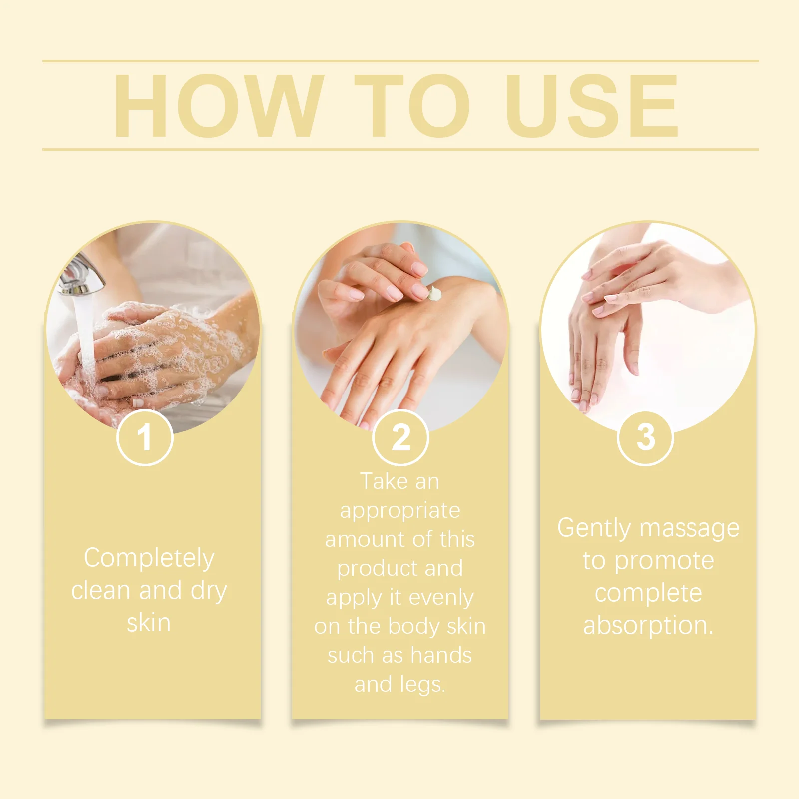 Hoygi Vanilla Body Skin Cream Daily Hydrating Non-greasy Reduce Dryness Smoothing Brightening Skin Tone Body Face Care Cream