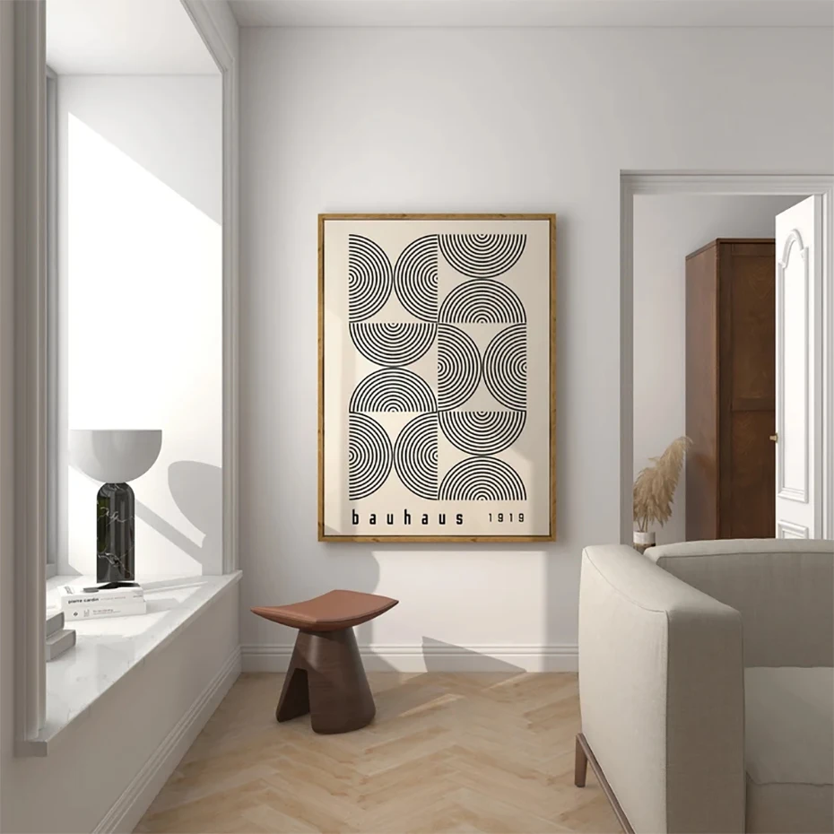 Boho Bauhaus Artwork Poster