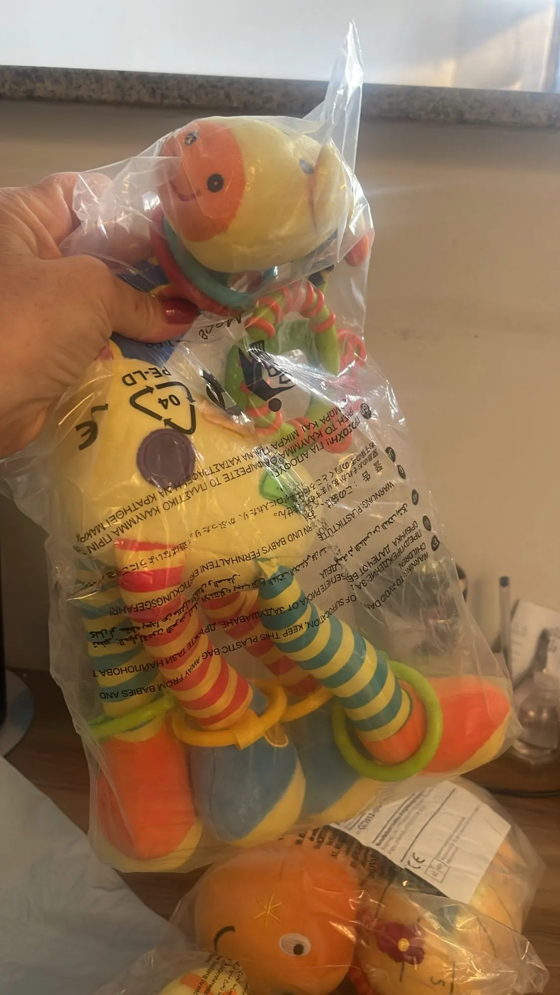11pcs optional,baby crib bell rattle baby stroller hanging bell multifunctional pinch bright colors photo review