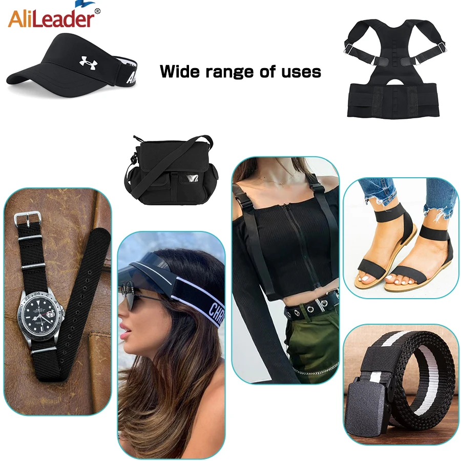 10/20/30/40M Black Elastic Bands For Wig Making Accessories Melting Band For Lace Wig Caps Making Sewing Elastic Band For Wigs