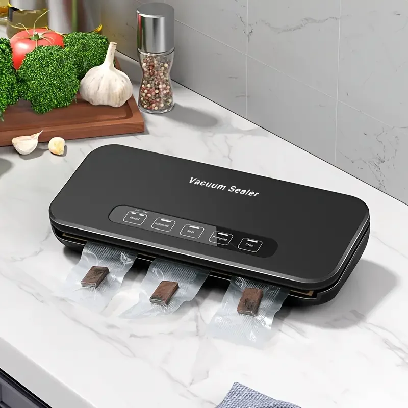 Automatic food vacuum preservation machine household vacuum sealing machine dry and wet dual purpose vacuum sealing machine 4