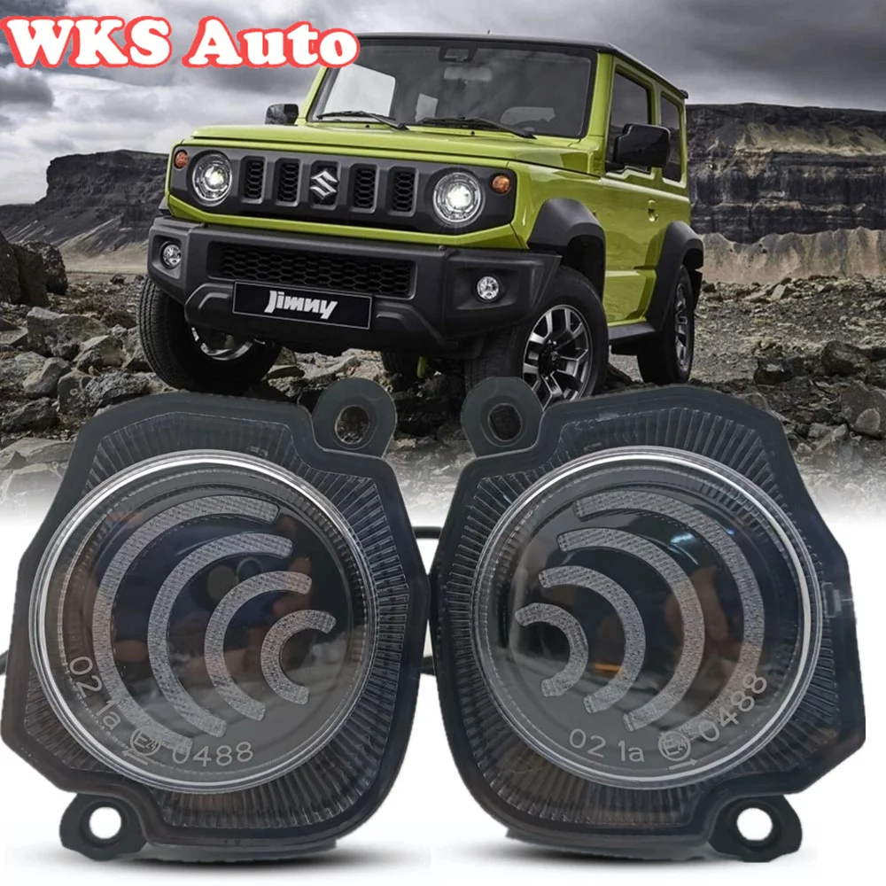 

Автомобильные светодиодсветодиодный поворотники для Suzuki Jimny 2019 2020 3021, передняя желтая лампа, внешние аксессуары