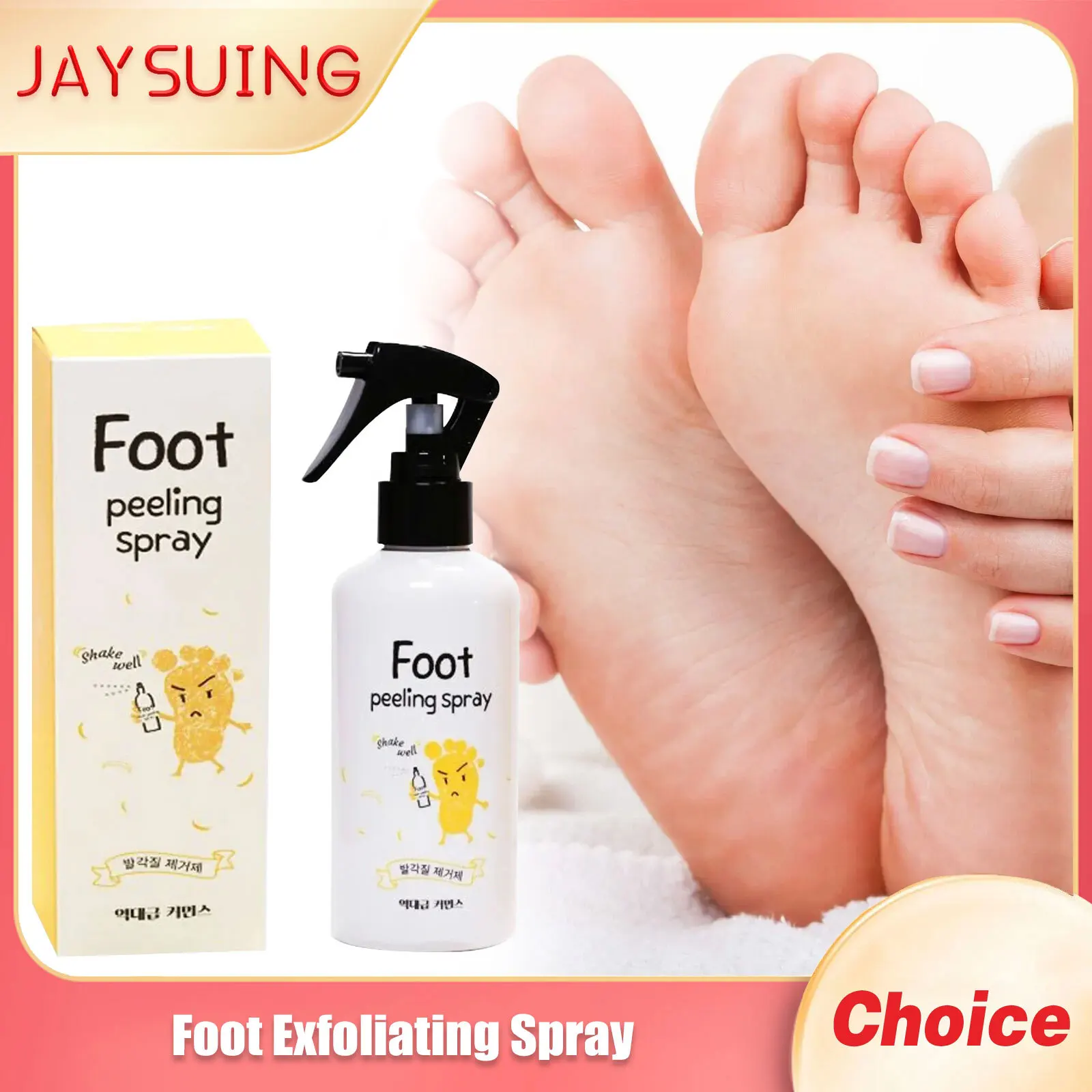 Foot Peel Mask Exfoliation Spray Dead Skin Remover