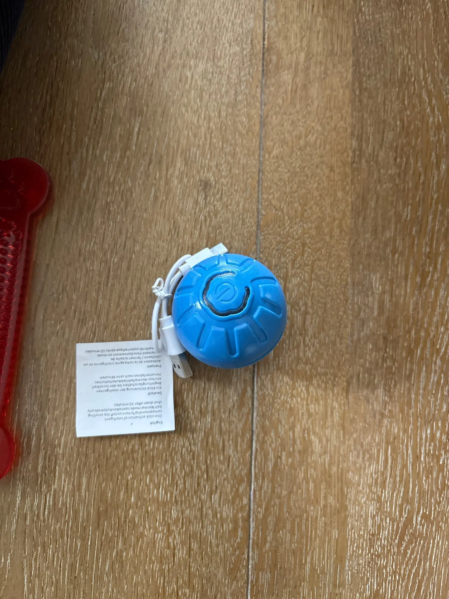 Jouet interactif pour chien et chat – Balle électronique intelligente USB rebondissante, jouet de stimulation pour animaux de compagnie photo review