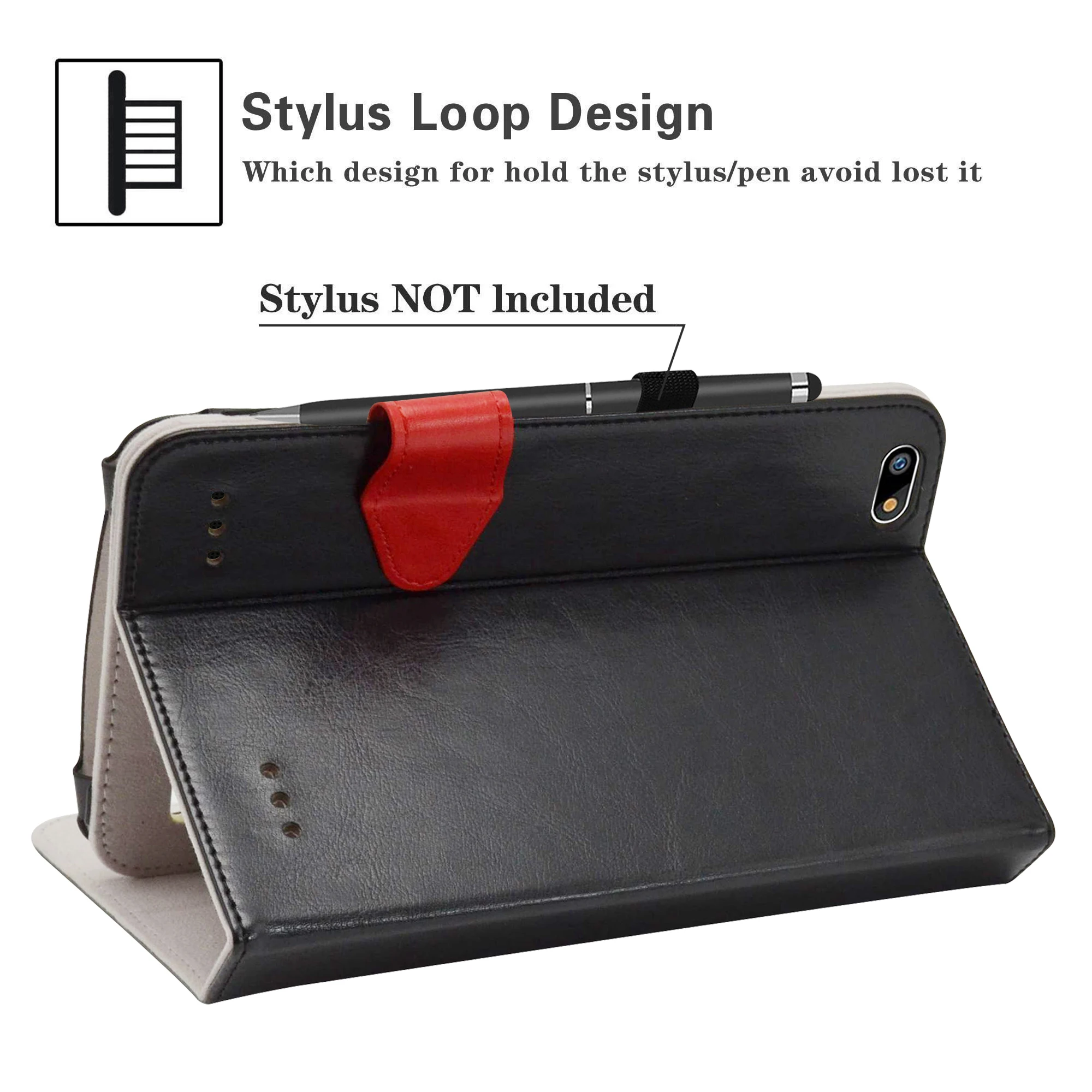 Capa Removível para Teclado Bluetooth Capa de Couro pu Suporte Dobrável Nuu Tab Sunshine t1 Elite Tablet de 8 - Imagem 6