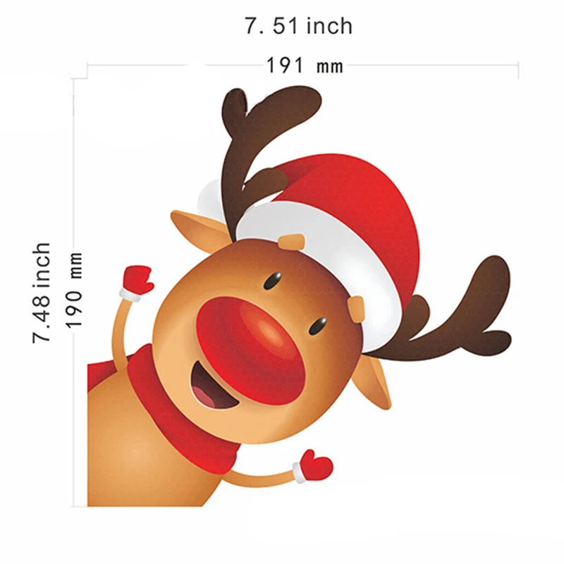 10 Fogli Di Adesivi Natalizi Con Glitter | Babbo Natale, Pupazzo Di Neve, Renne | Per Decorazioni E Biglietti