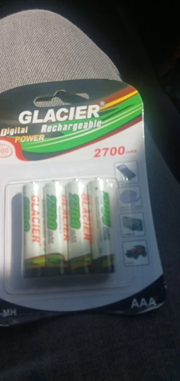 SKYTUR Conjunto de Pilhas Verdes AAA com 4 Unidades Recarregaveis 2700mAh Ni-MH - ENVIO RÁPIDO PARA TODO O BRASIL photo review